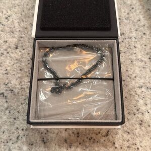 NWT The Steel Shop. 5mm Anchor Link Bracelet. 
8 inches. Gun Metal.